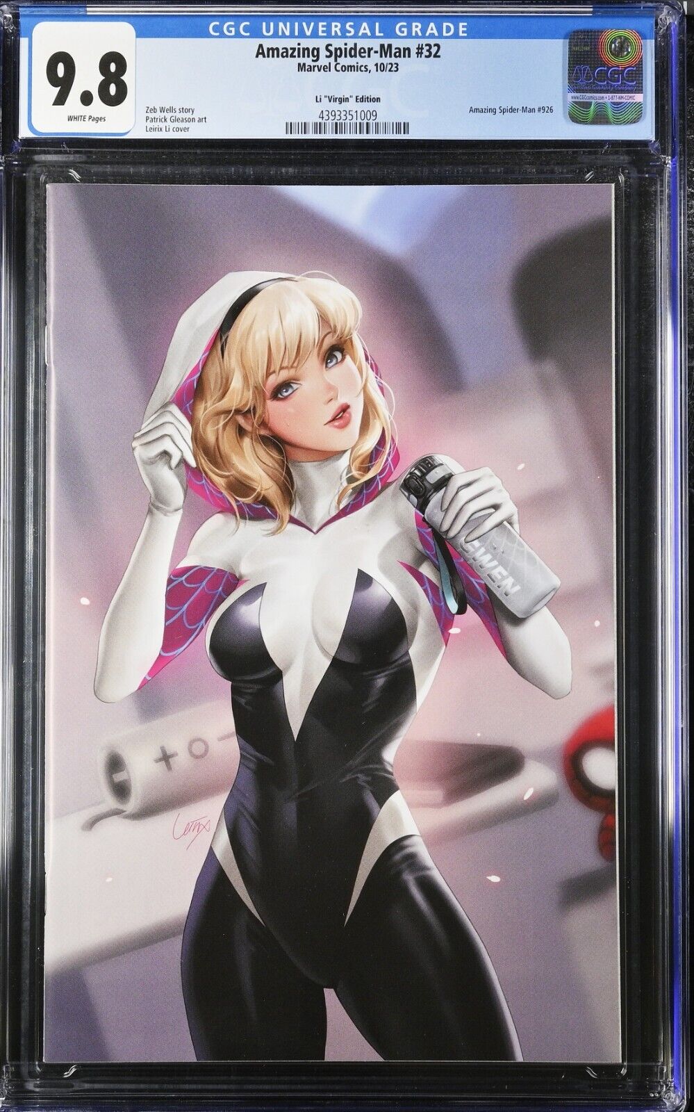 AMAZING SPIDER-MAN #32 LEIRIX LI VIRGIN VARIANT CONVENTION EDITION NYCC CGC 9.8