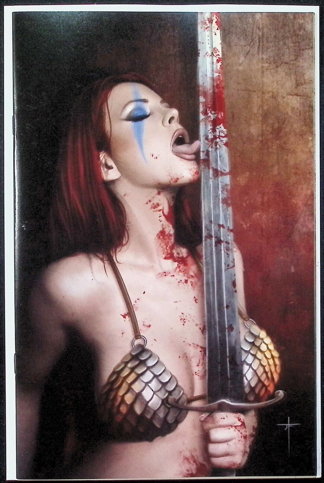 RED SONJA EMPIRE OF THE DAMNED #3 - JAY FERGUSON VIRGIN VARIANT COVER A LTD 500