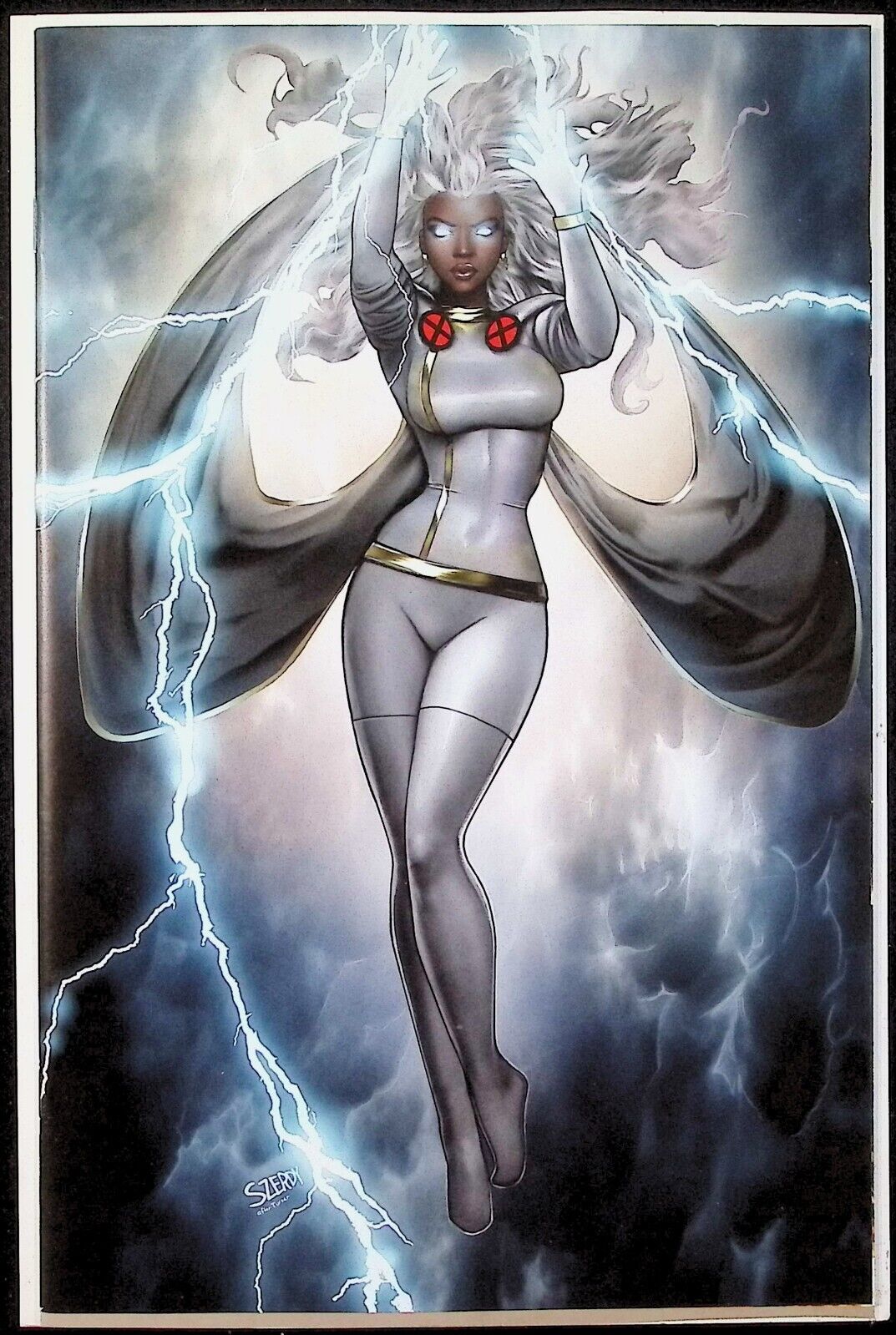 RISE OF THE POWERS OF X #1 - NATHAN SZERDY VIRGIN VARIANT EXCLUSIVE STORM NM+