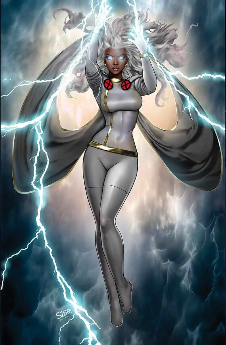 RISE OF THE POWERS OF X #1 - NATHAN SZERDY VIRGIN VARIANT EXCLUSIVE STORM NM+