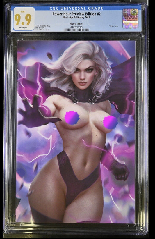 POWER HOUR PREVIEW EDITION #2 - SHIKARII VIRGIN MAGNETIC EDITION B CGC 9.9