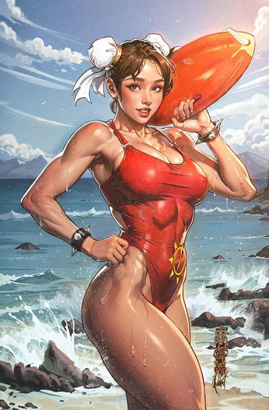 2024 STREET FIGHTER & FRIENDS SWIMSUIT SPECIAL #1 - CEDRIC POULAT COVER B NM+