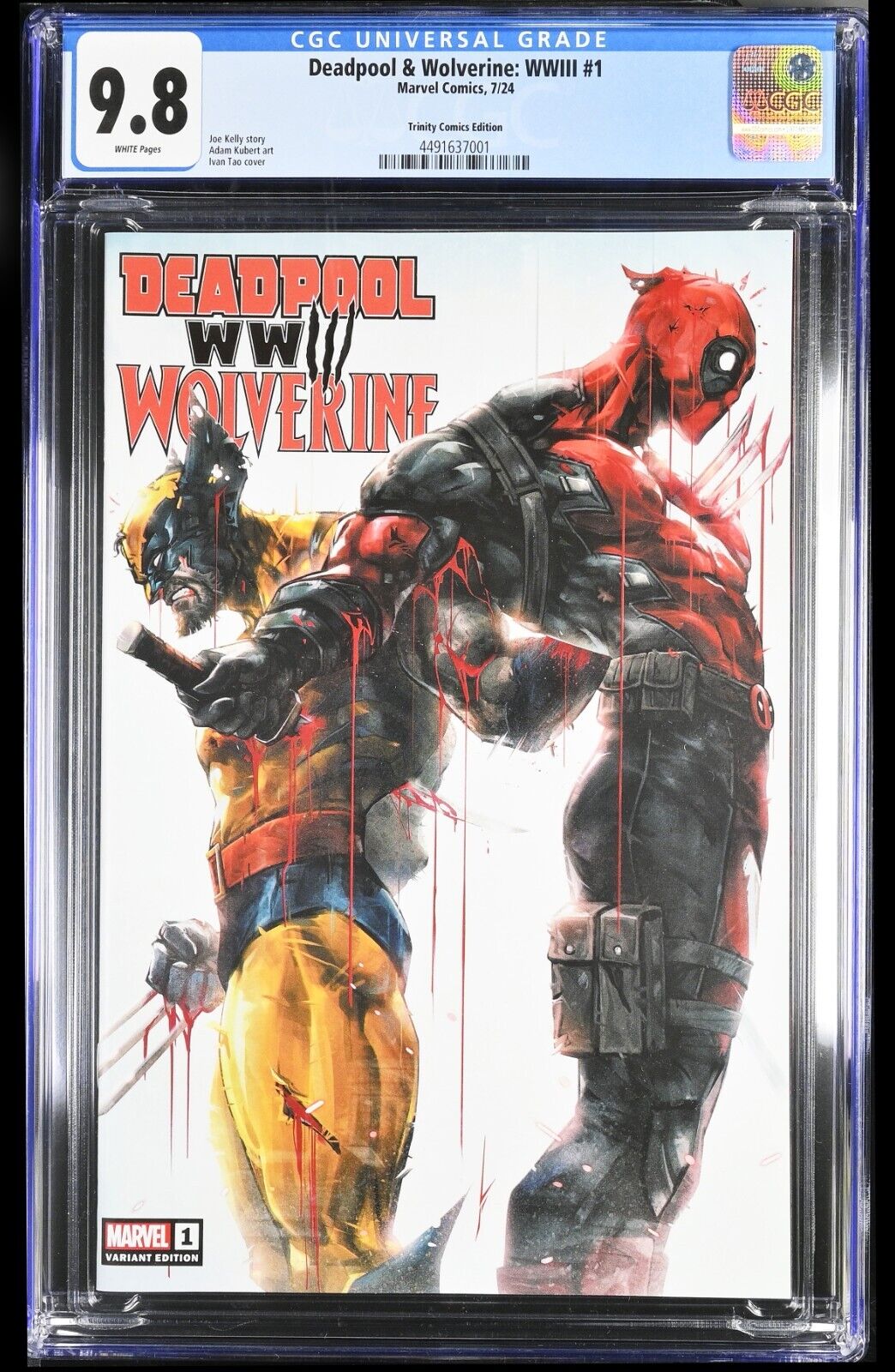 DEADPOOL & WOLVERINE: WWIII #1 - IVAN TAO TRADE VARIANT CGC 9.8 NM/M