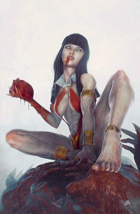 VAMPIRELLA DARK REFLECTIONS #1 - BARENDS VIRGIN VARIANT COVER A LTD 500