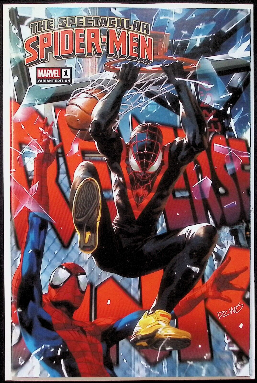 SPECTACULAR SPIDER-MEN #1 - DERRICK CHEW TRADE VARIANT EXCLUSIVE NM+