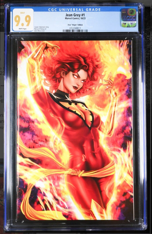 JEAN GREY #1 - ARIEL DIAZ VIRGIN VARIANT MARVEL COMICS 2023 CGC 9.9 MINT