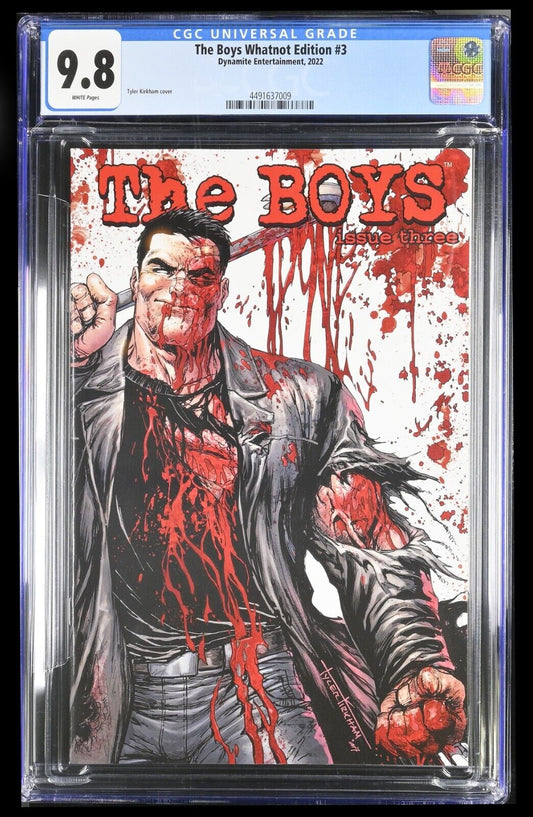 THE BOYS WHATNOT EDITION #3 - TYLER KIRKHAM BATTLE DAMAGE CGC 9.8 NM/M