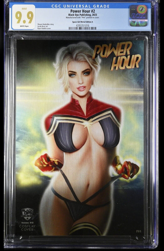 POWER HOUR #2 - PIPER RUDICH METAL VARIANT SPACE GIRL EDITION A CGC 9.9