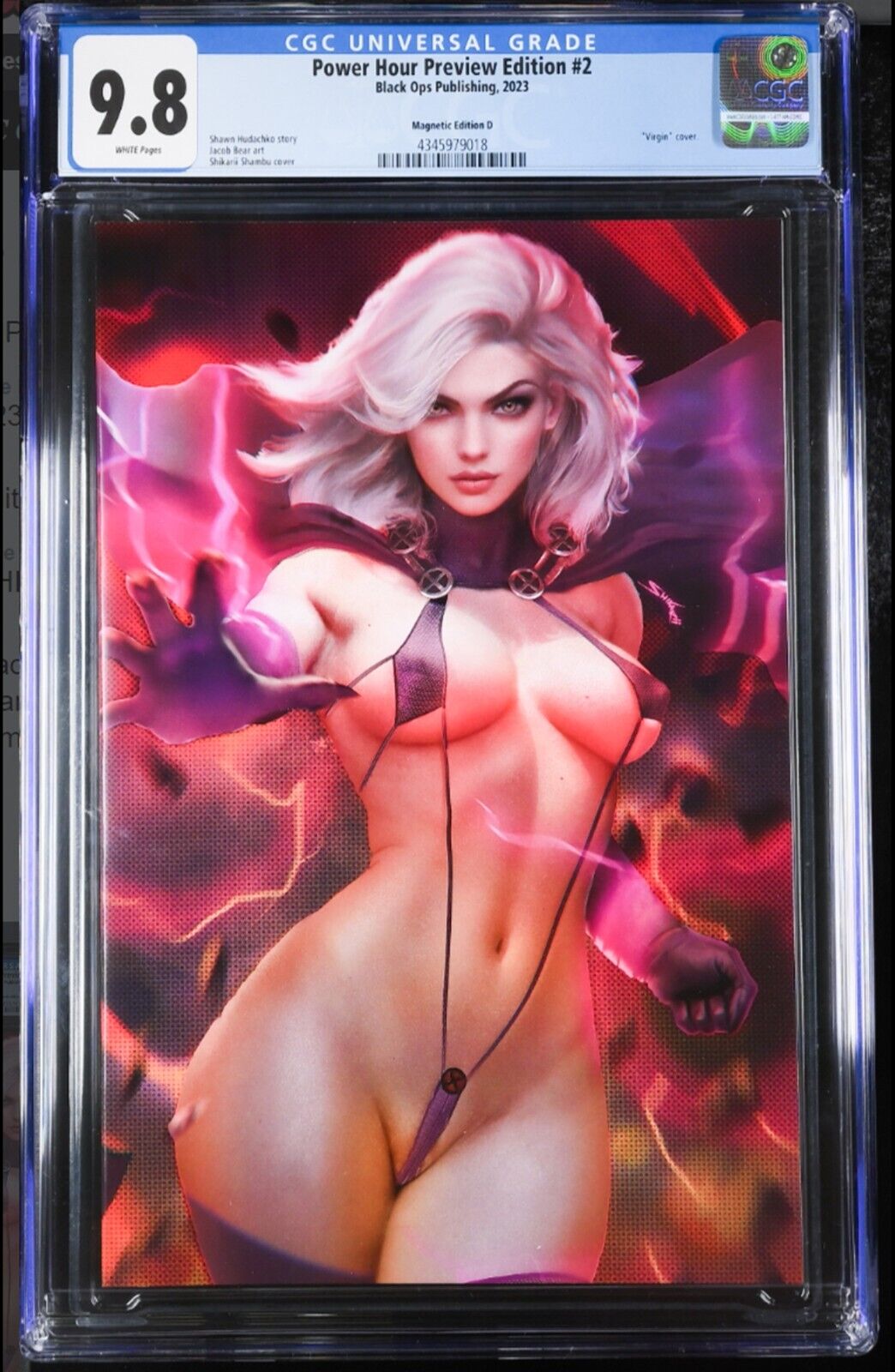 POWER HOUR PREVIEW EDITION #2 - SHIKARII VIRGIN MAGNETIC EDITION D CGC 9.8