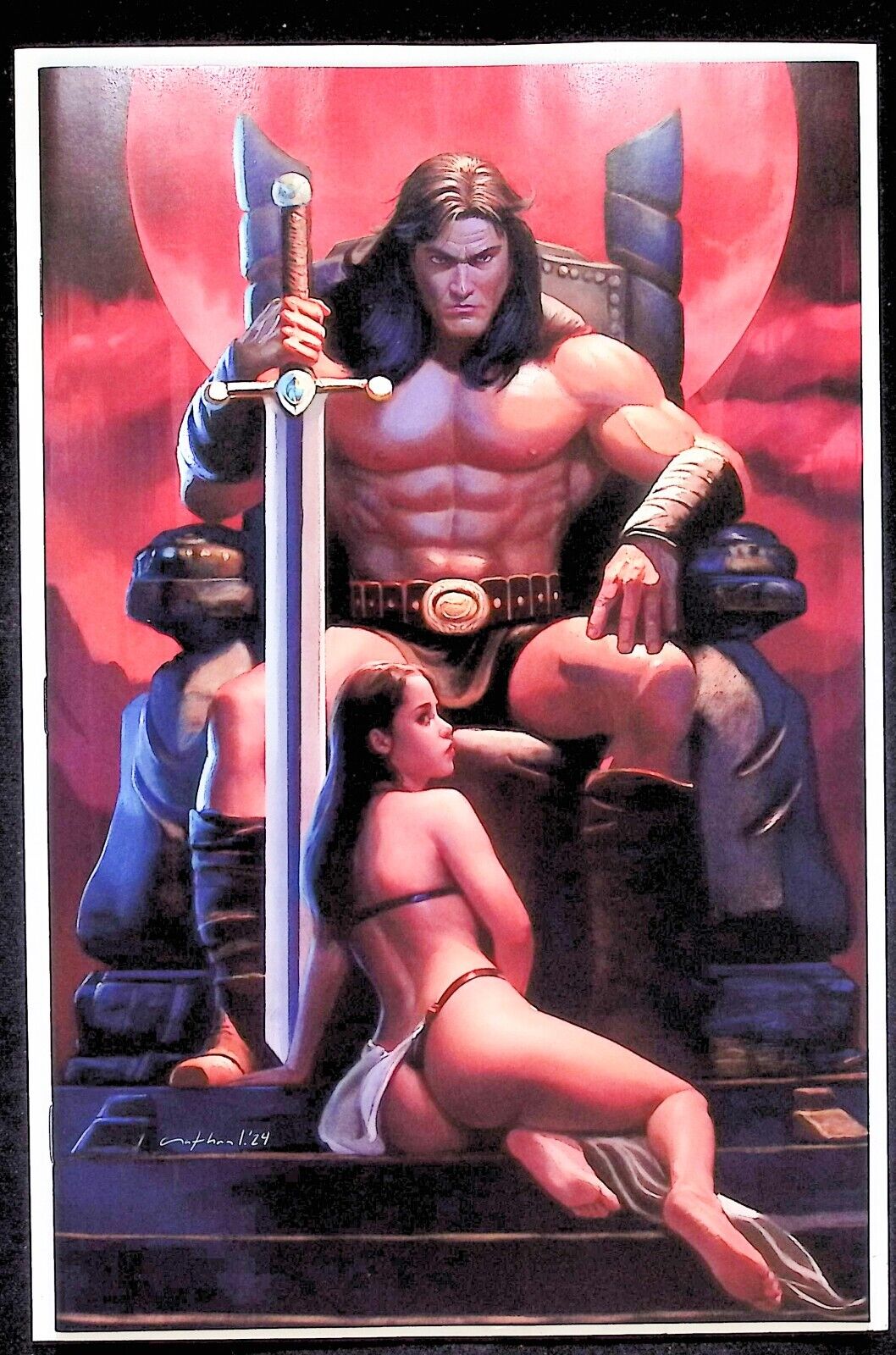 CONAN THE BARBARIAN #13 - NATHAN LORENZANA VIRGIN VARIANT SDCC 2024 NM+