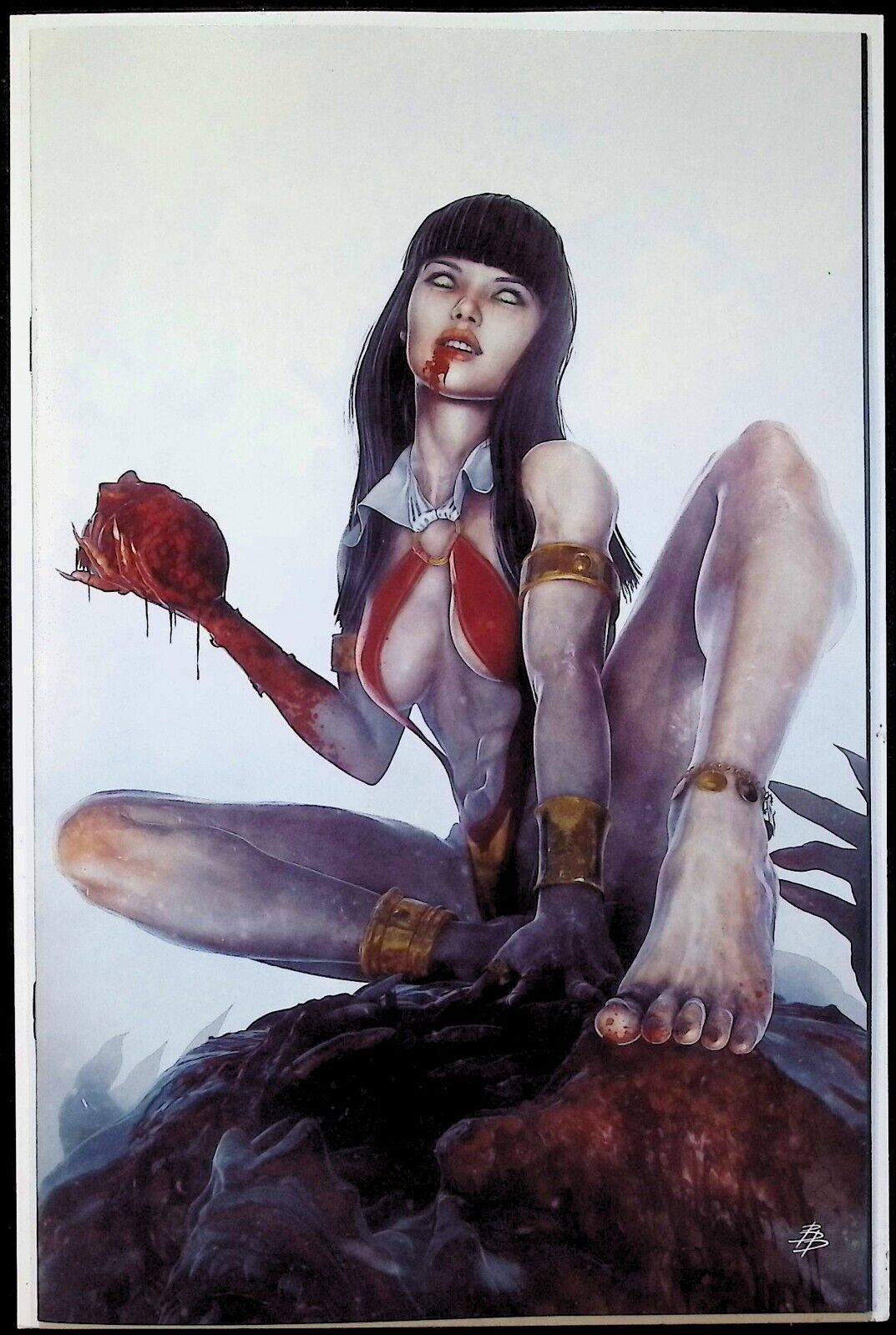 VAMPIRELLA DARK REFLECTIONS #1 - BARENDS VIRGIN VARIANT COVER A LTD 500