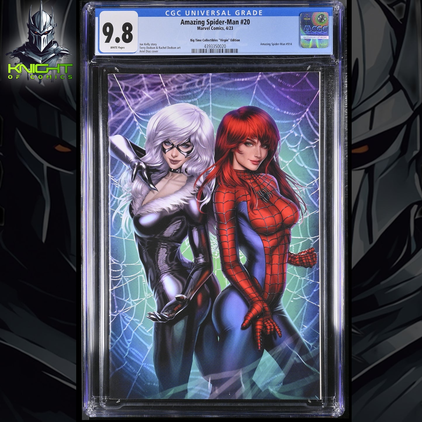 AMAZING SPIDER-MAN #20 - ARIEL DIAZ VIRGIN VARIANT MARVEL COMICS 2023 CGC 9.8