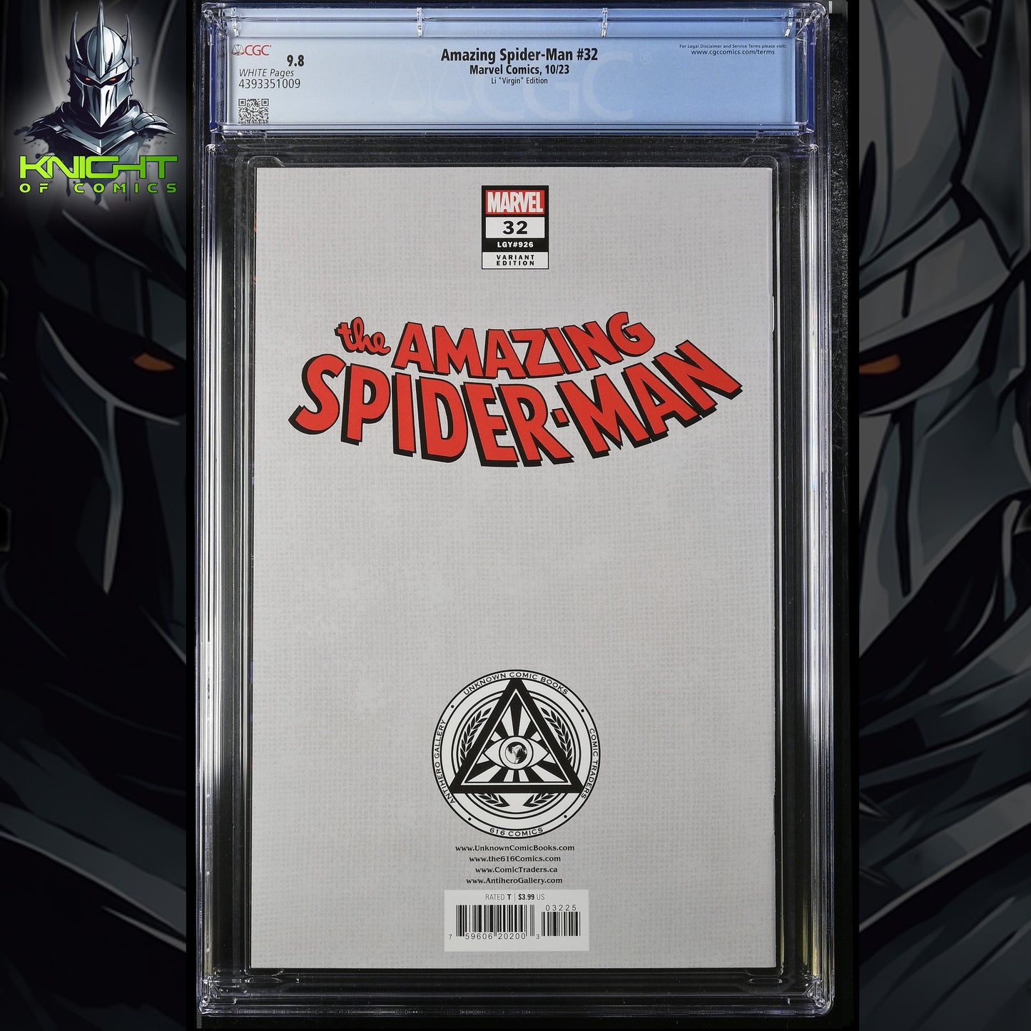 AMAZING SPIDER-MAN #32 LEIRIX LI VIRGIN VARIANT CONVENTION EDITION NYCC CGC 9.8