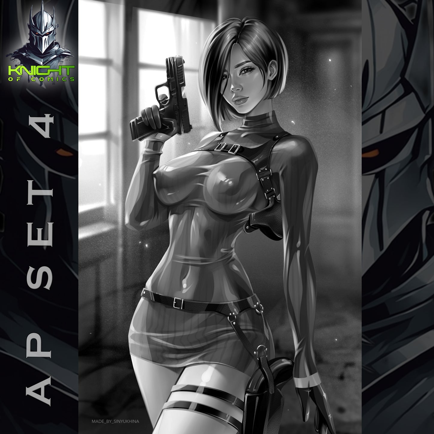 WAIFU CHRONICLES #1 - ZOMBIE HUNTER by KATYA SINYUKHINA AP COVERS LIMITED TO 5 (WITH TOPLOADERS)