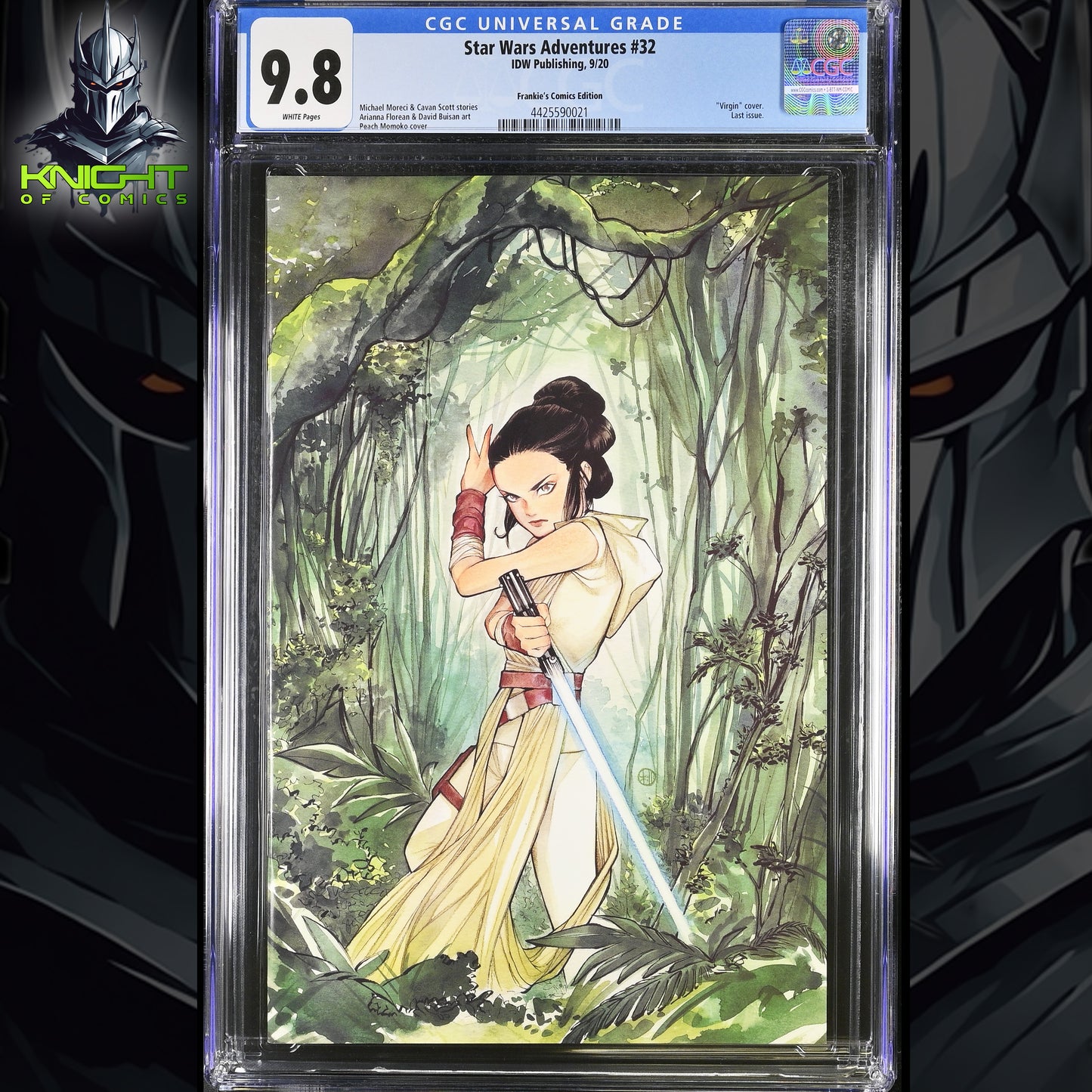 STAR WARS ADVENTURES #32 - PEACH MOMOKO VIRGIN VARIANT EDITION 2020 CGC 9.8