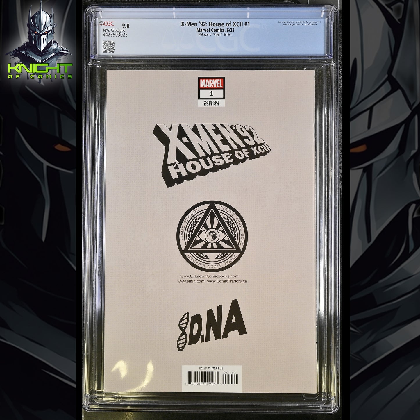 X-MEN 92 HOUSE OF XCII #1 - DAVID NAKAYAMA VIRGIN VARIANT EXCLUSIVE CGC 9.8