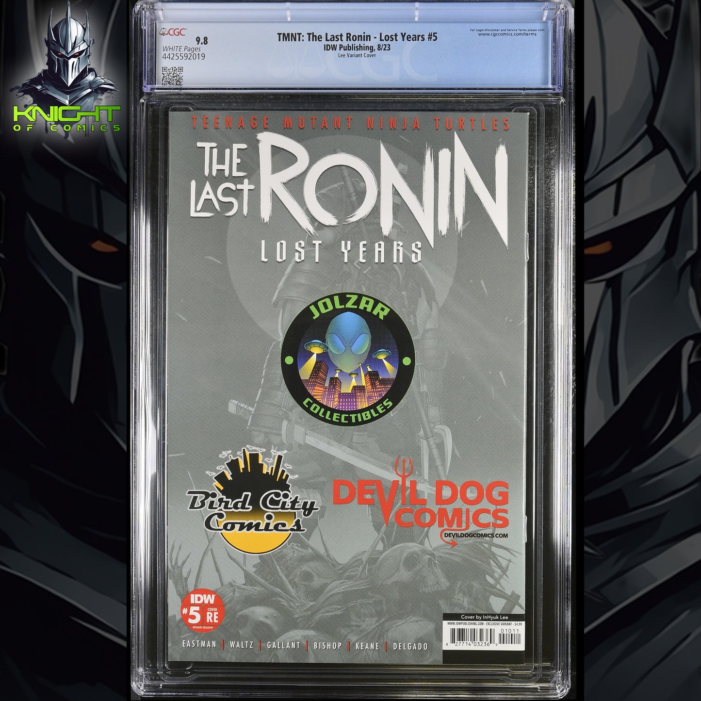 TMNT THE LAST RONIN LOST YEARS #5 - INHYUK LEE VIRGIN VARIANT 2023 CGC 9.8