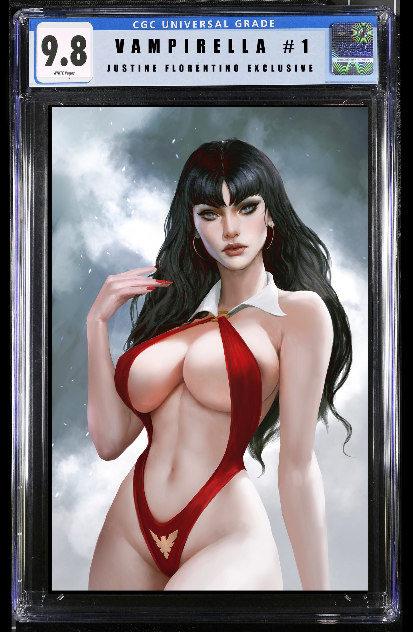 VAMPIRELLA #1 - JUSTINE FLORENTINO VIRGIN VARIANT C2E2 2025 EXCLUSIVE COVER A - PRESALE 04/11