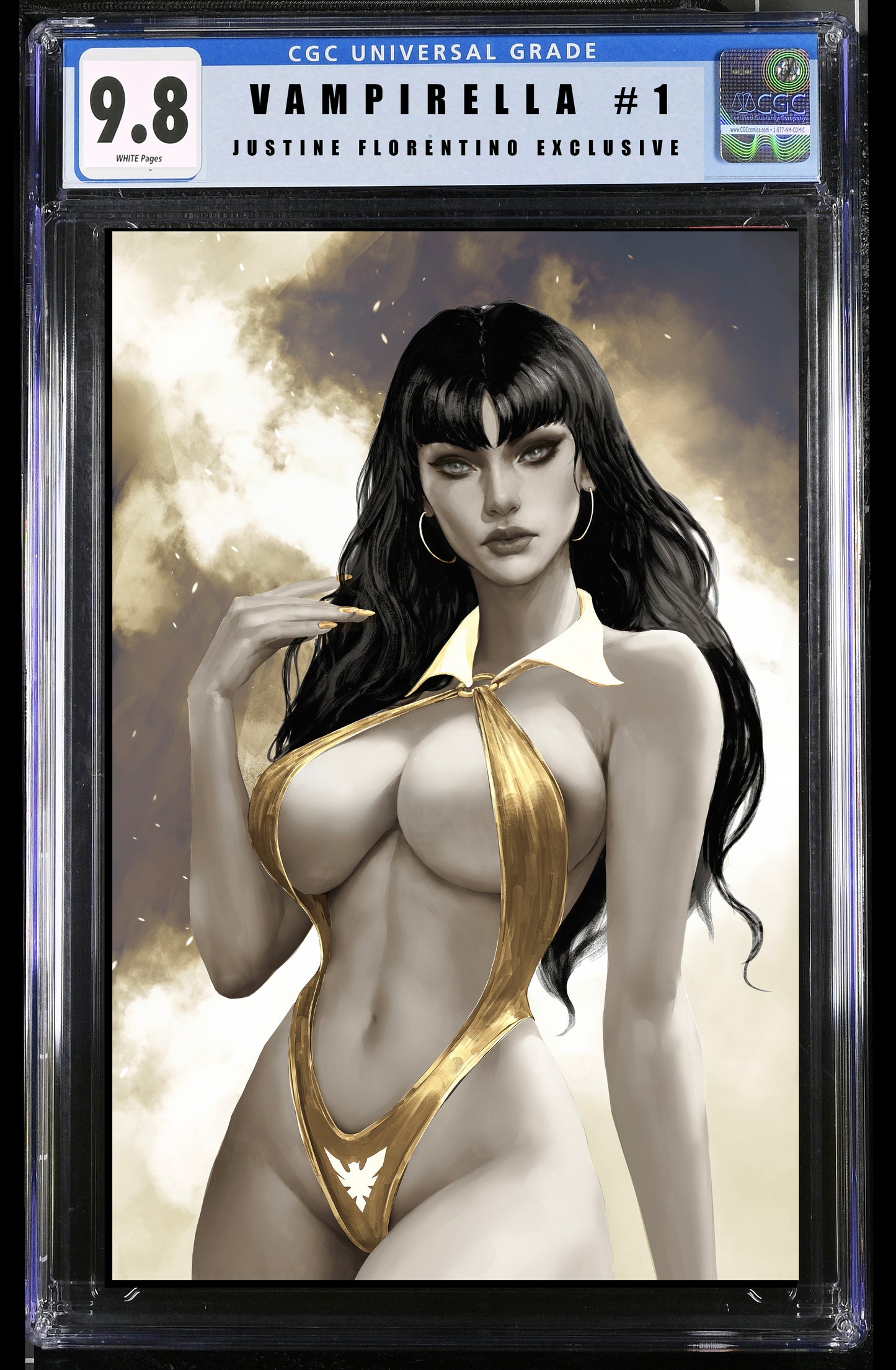 VAMPIRELLA #1 - JUSTINE FLORENTINO VIRGIN VARIANT C2E2 2025 EXCLUSIVE COVER B - PRESALE 04/11