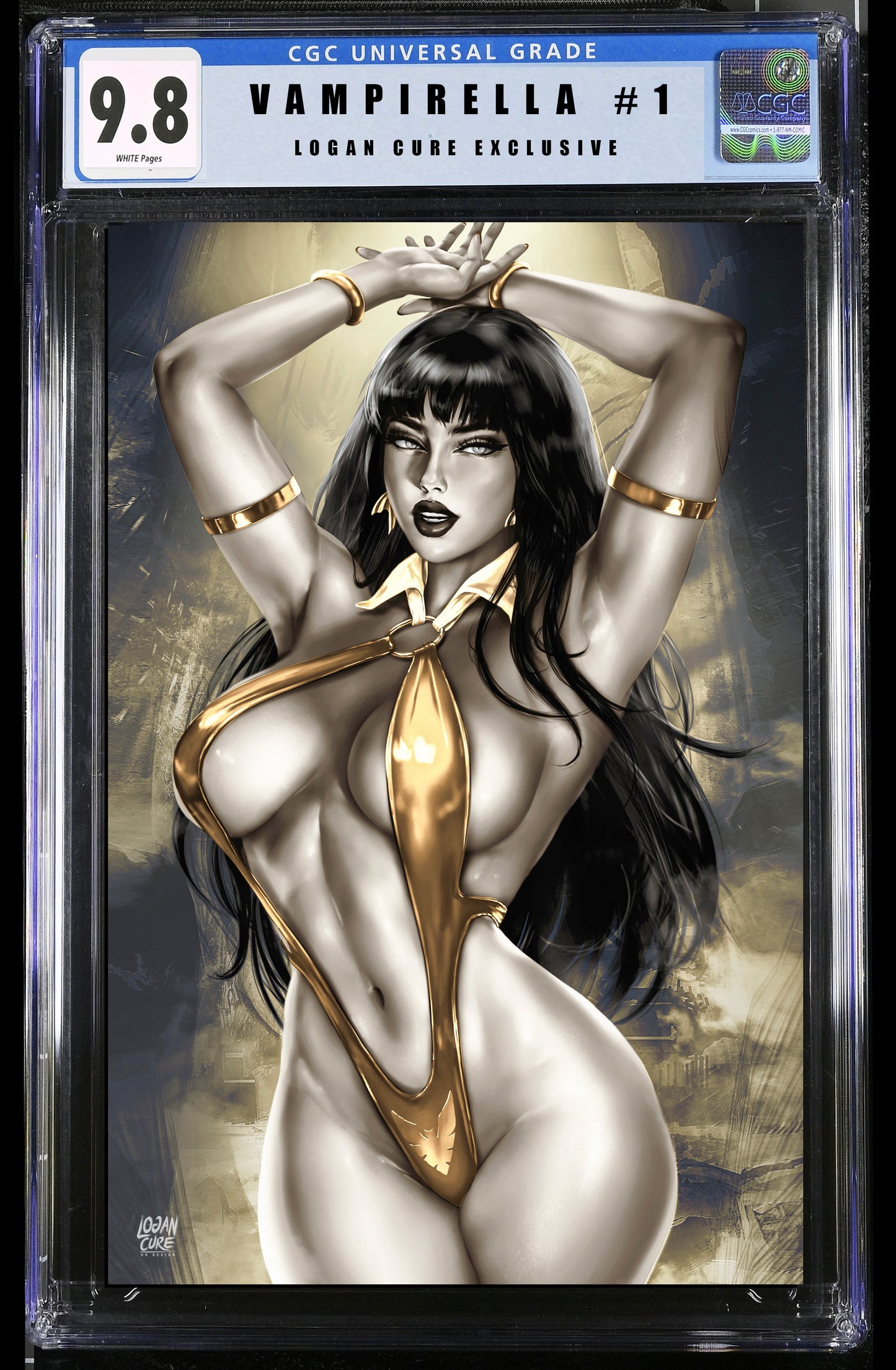 VAMPIRELLA #1 - LOGAN CURE VIRGIN VARIANT C2E2 2025 EXCLUSIVE COVER B - PRESALE 04/11