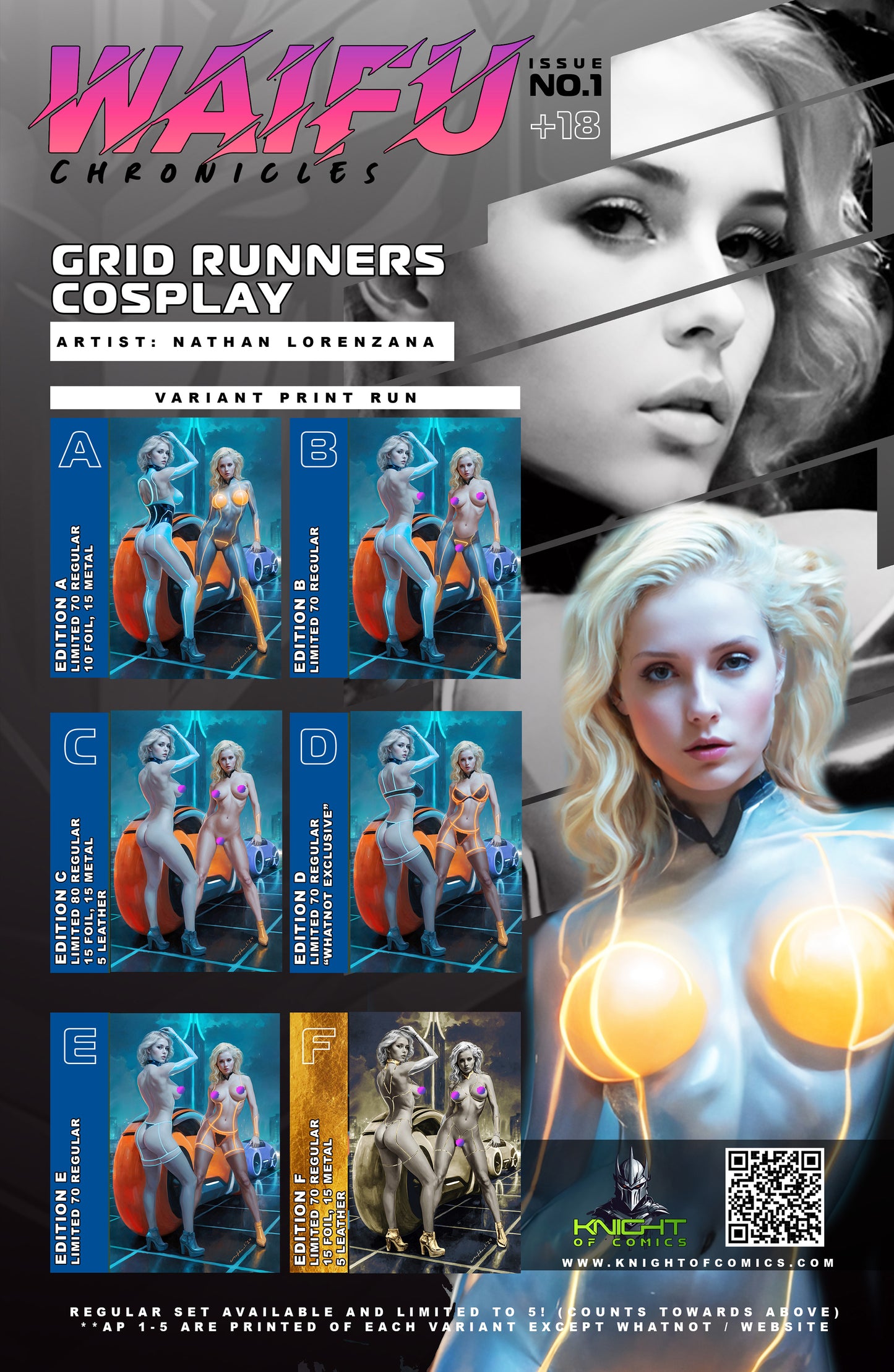 WAIFU CHRONICLES #1 - GRID RUNNERS COSPLAY by Nathan Lorenzana