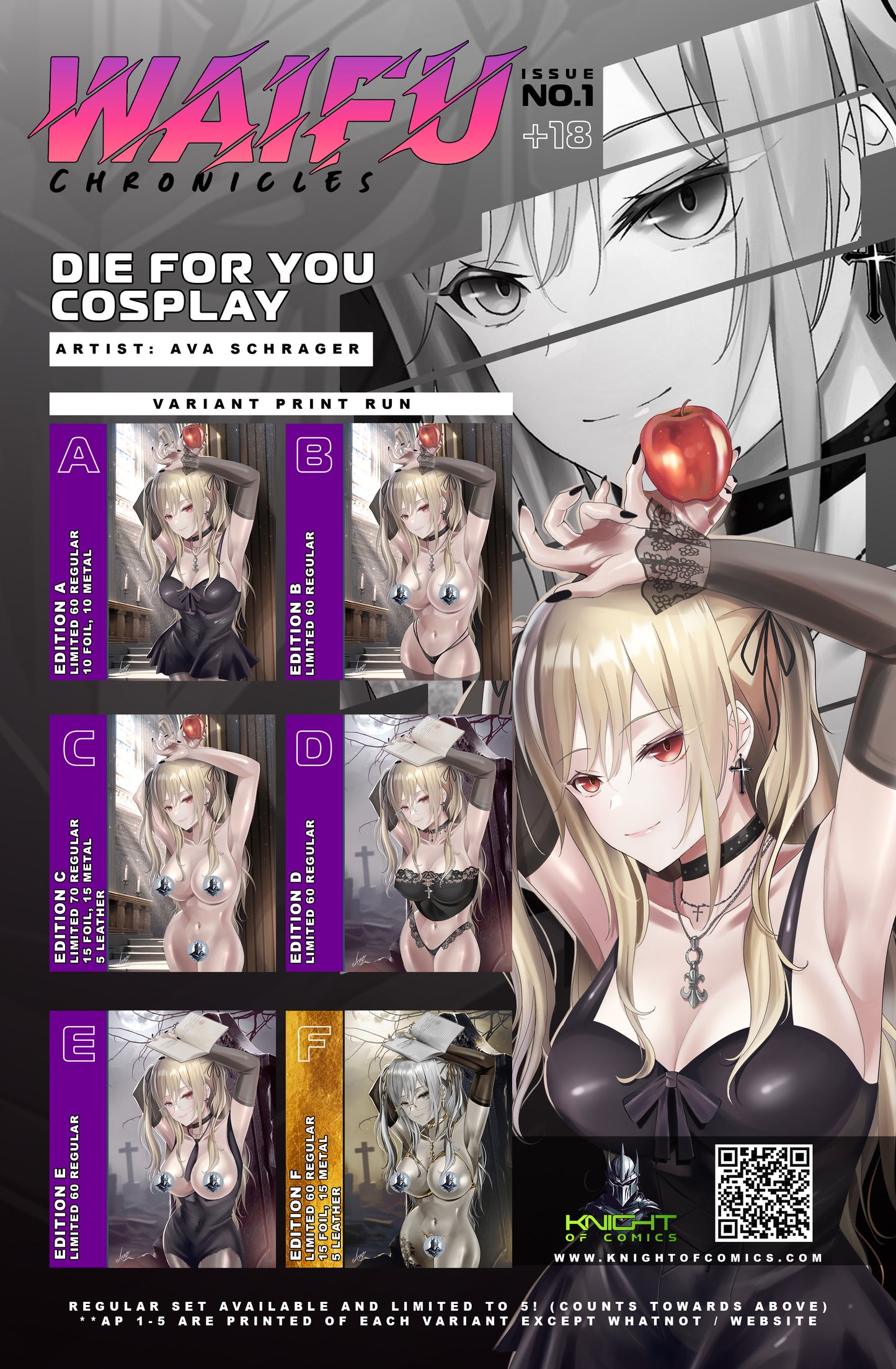 WAIFU CHRONICLES #1 - DIE FOR YOU COSPLAY by Ava Schrager