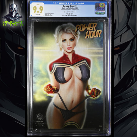 POWER HOUR #2 - PIPER RUDICH METAL VARIANT SPACE GIRL EDITION A CGC 9.9