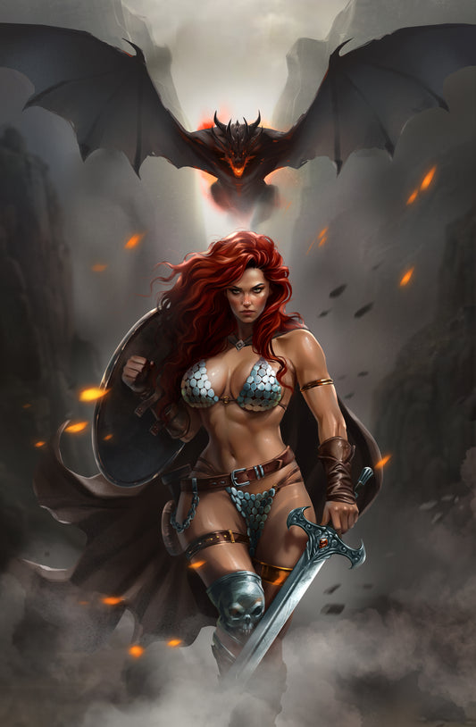 RED SONJA #12 - KATYA SINYUKHINA VIRGIN SDCC 2024 EXCLUSIVE COVER A