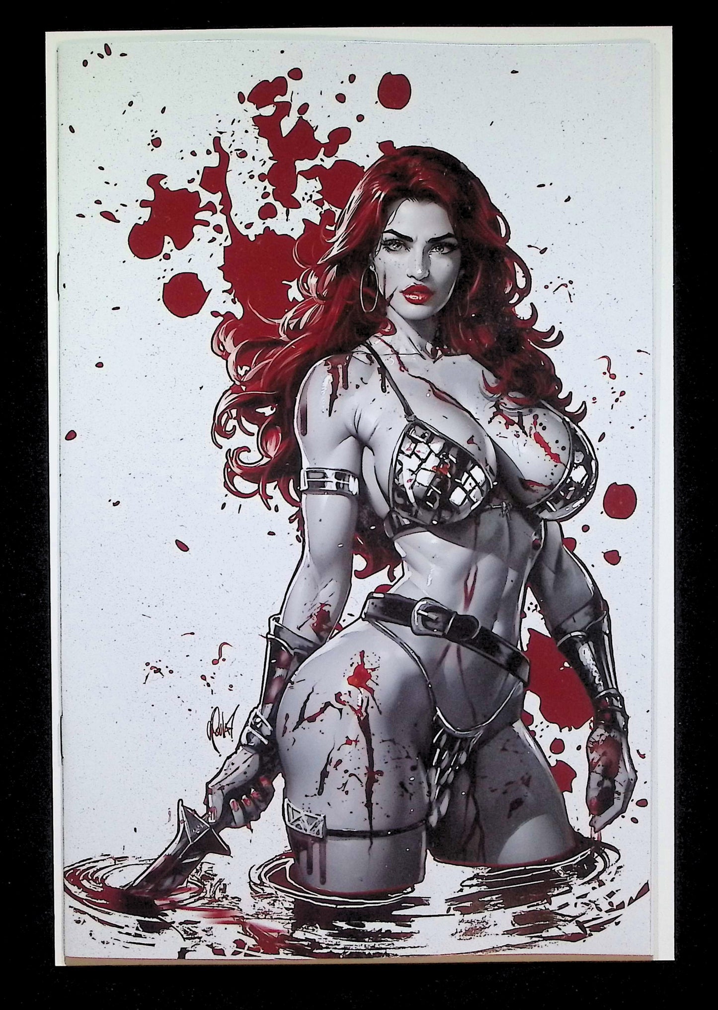 RED SONJA EMPIRE OF THE DAMNED #1 - CEDRIC POULAT VIRGIN VARIANT EXCLUSIVE