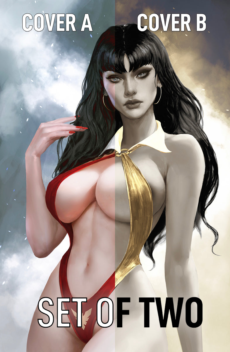 VAMPIRELLA #1 - JUSTINE FLORENTINO VIRGIN VARIANT C2E2 2025 EXCLUSIVE SET OF TWO - PRESALE 04/11