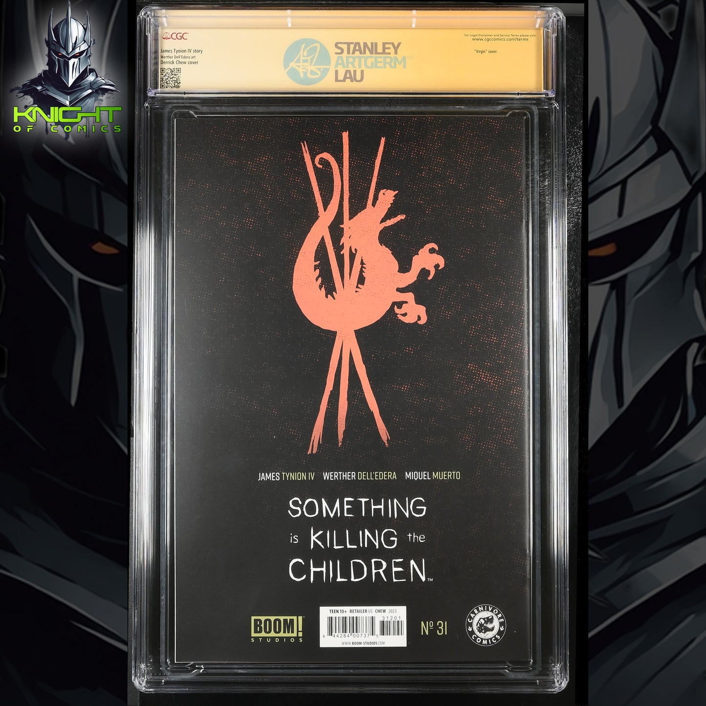 SOMETHING IS KILLING THE CHILDREN #31 - CHEW VIRGIN SIGNED & SKETCH CGC 9.8