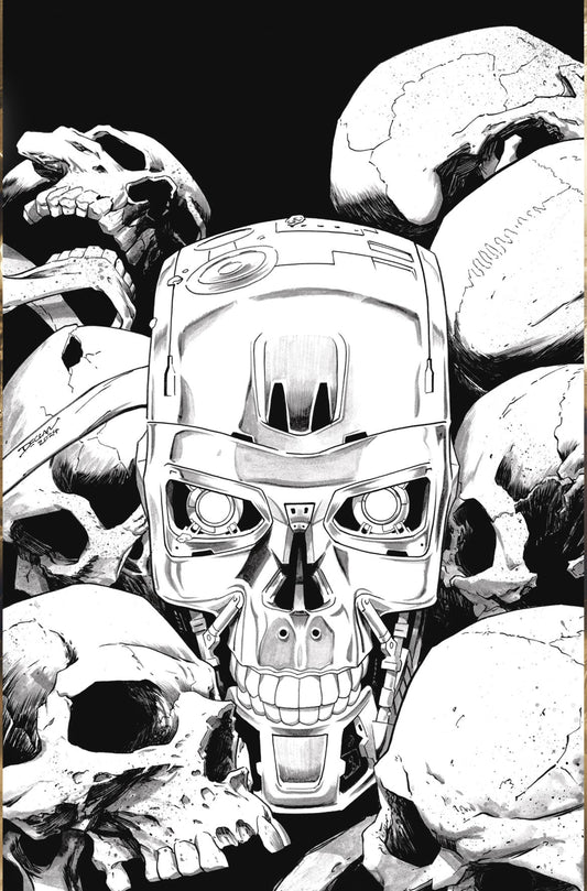 TERMINATOR #1 - DECLAN SHALVEY RATIO 1:50 VIRGIN VARIANT LINE ART NM+