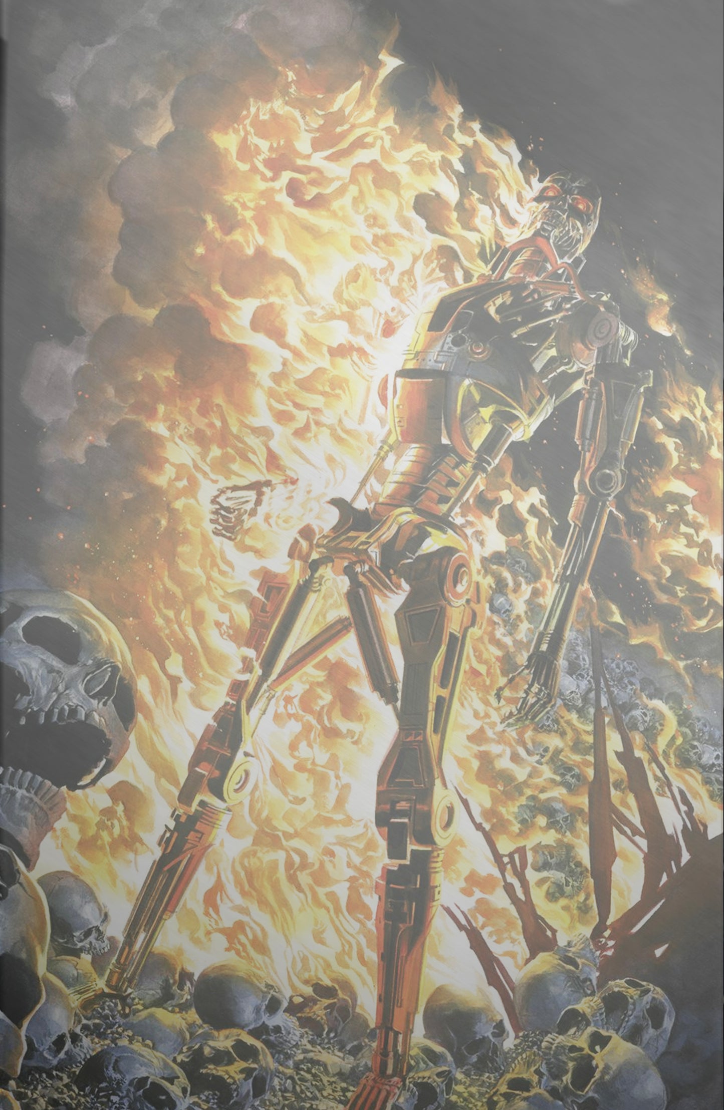 TERMINATOR #1 - ALEX ROSS RATIO 1:25 FOIL VIRGIN VARIANT NM+