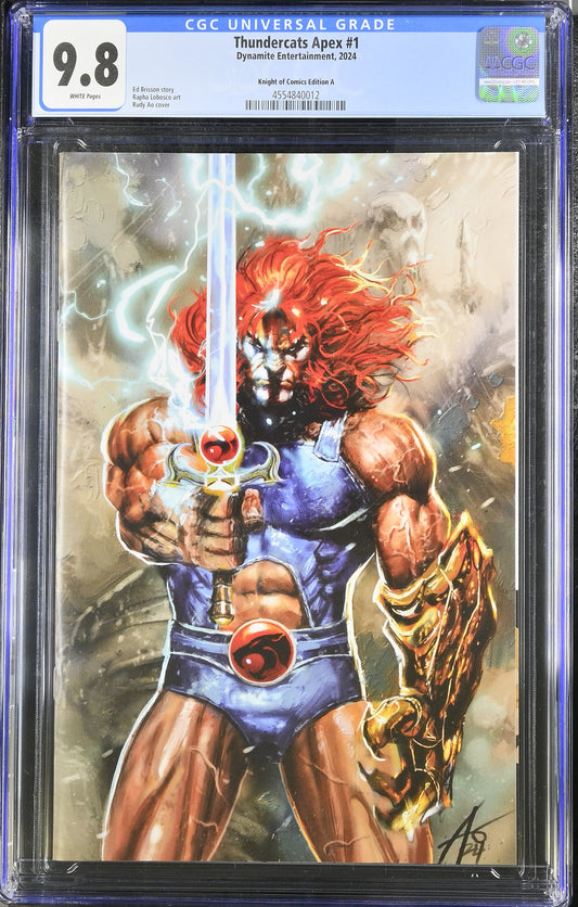 THUNDERCATS APEX #1 - RUDY AO VIRGIN VARIANT EXCLUSIVE CGC 9.8 COVER A