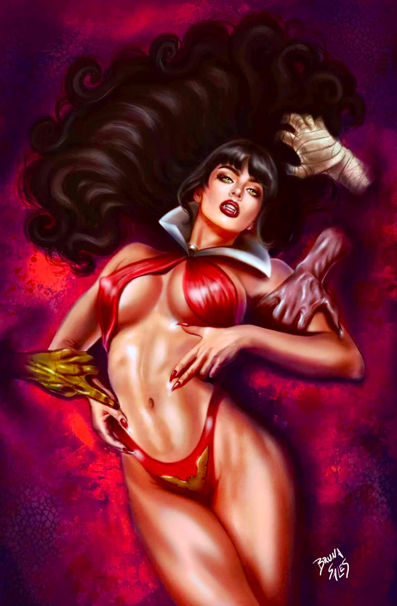 VAMPIRELLA DRACULA RAGE #5 - BRUNA SALES VIRGIN VARIANT COVER A LTD 500