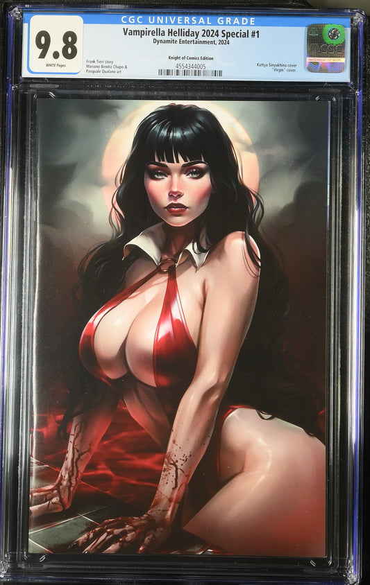 VAMPIRELLA HELLIDAY 2024 SPECIAL - KATYA SINYUKHINA VIRGIN VARIANT EXCLUSIVE CGC 9.8