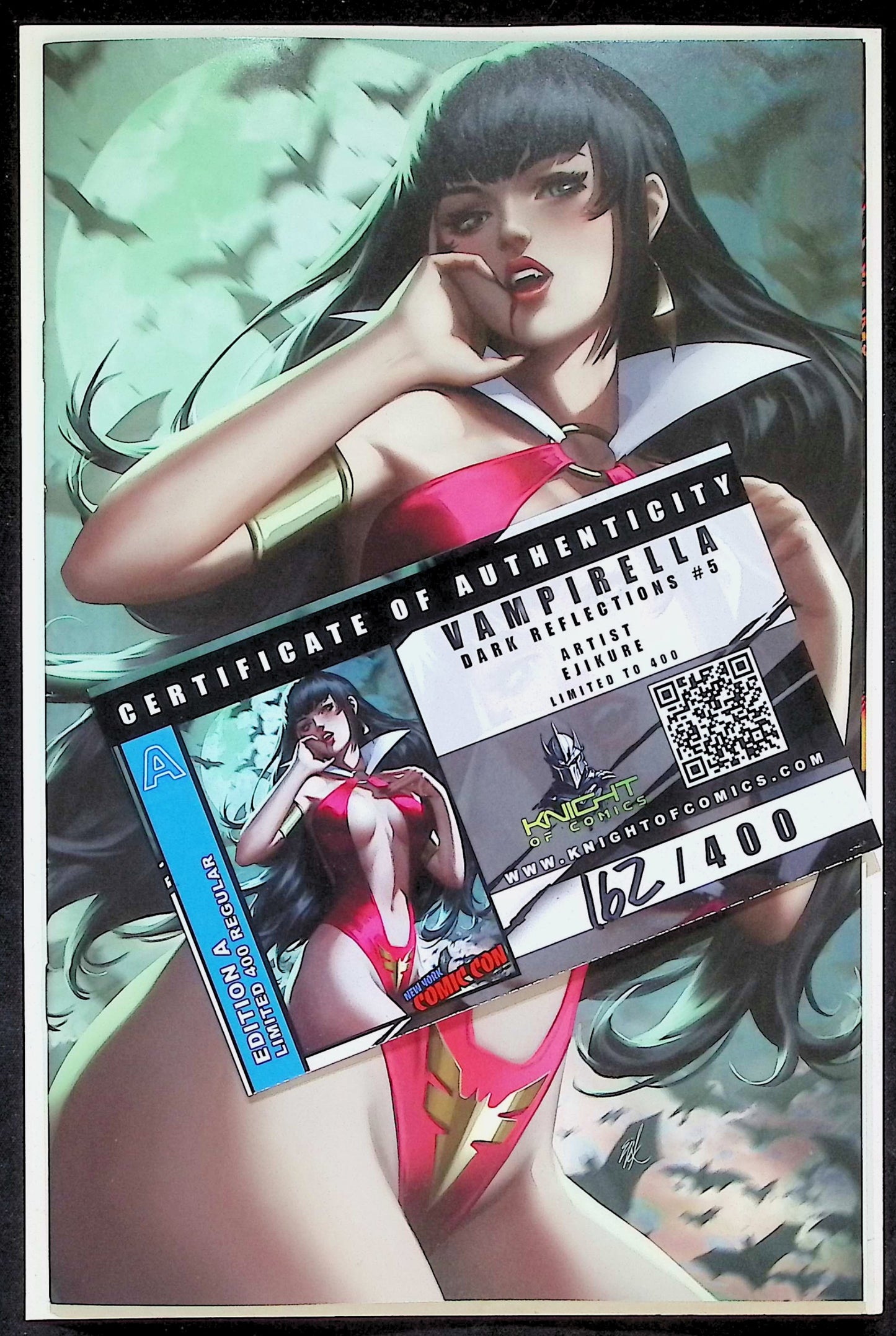 VAMPIRELLA DARK REFLECTIONS #5 - EJIKURE VIRGIN NYCC 2024 EXCLUSIVE +COA